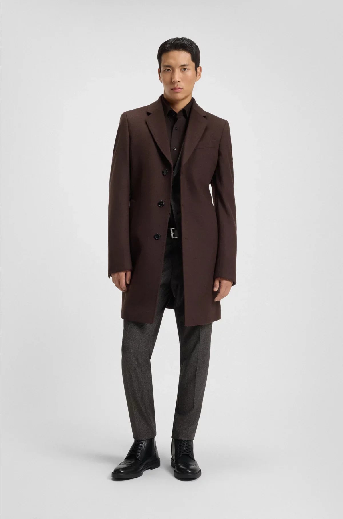 STIVALETTI IN PELLE CON DETTAGLI BROGUE