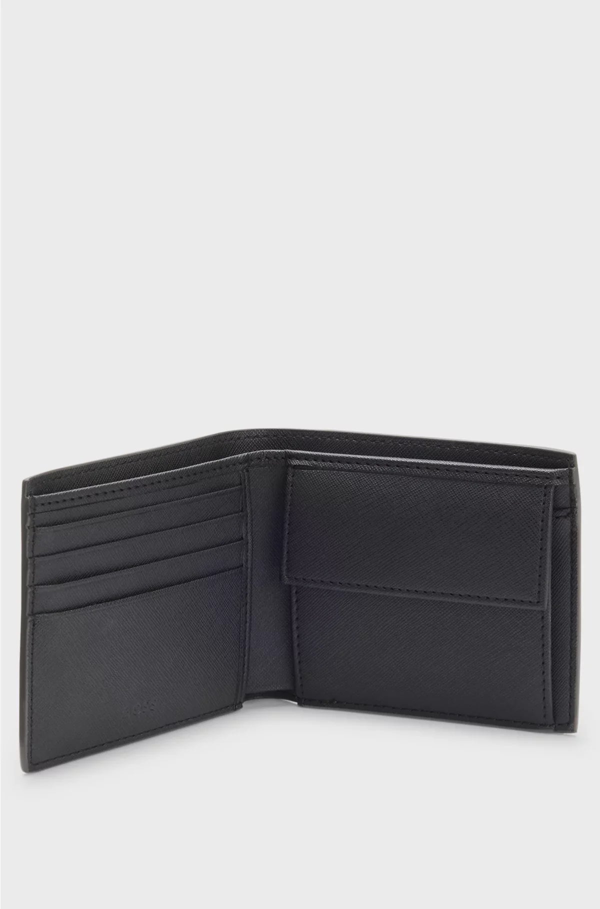 MONOGRAM WALLET WITH FOIL-EMBOSSED LOGO