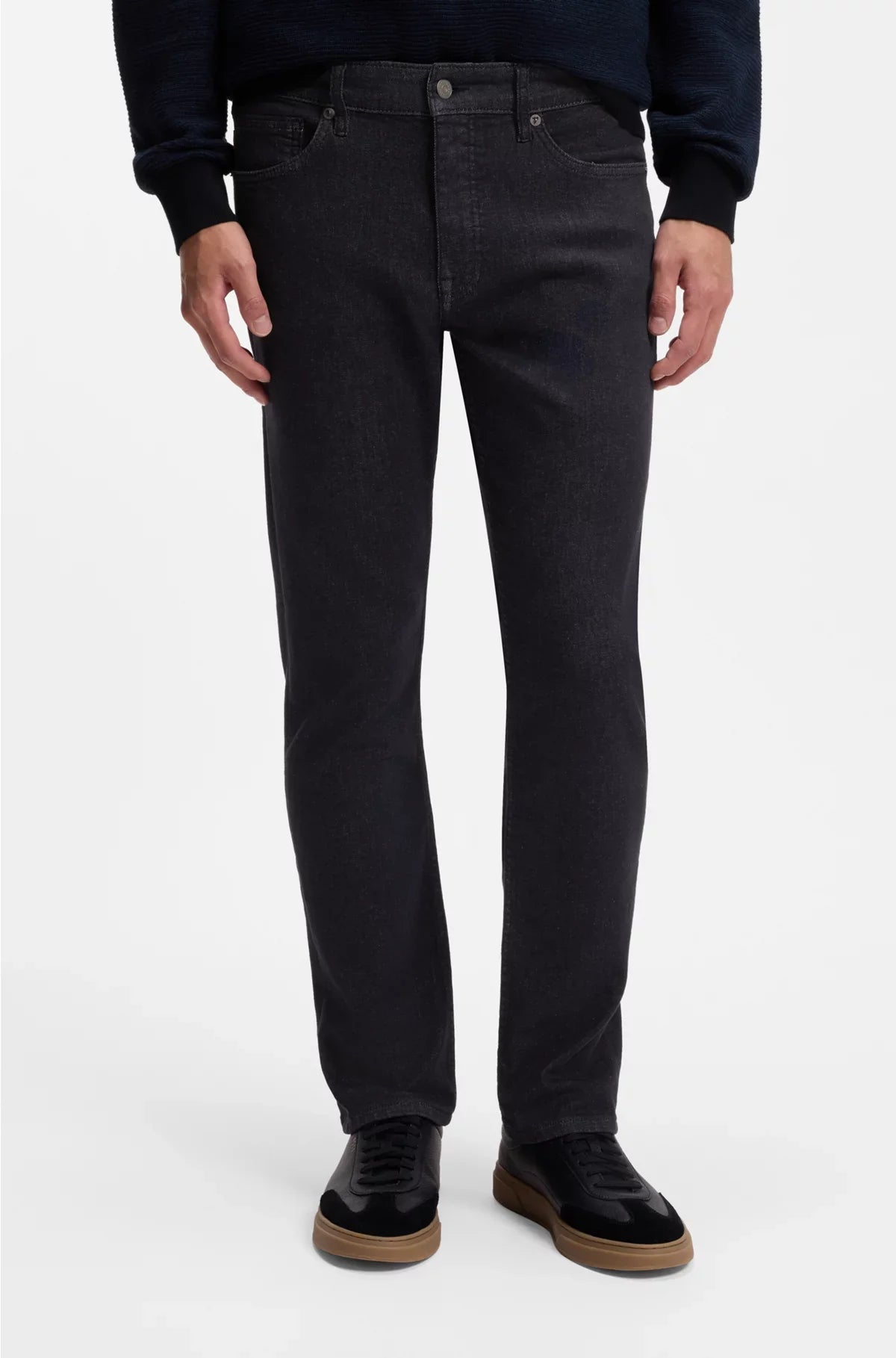 DELAWARE SLIM-FIT JEANS IN DARK-BLUE SOFT-MOTION DENIM