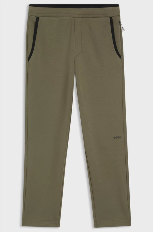 PANTALONI DELLA TUTA REGULAR FIT IN TESSUTO ELASTICIZZATO SUPER MORBIDO