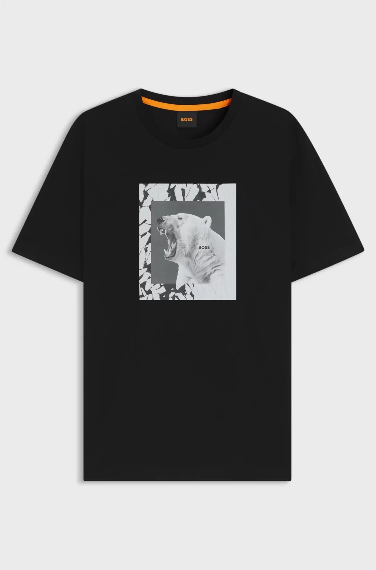 T-SHIRT IN JERSEY DI COTONE CON STAMPA ANIMALE