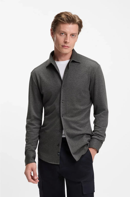 MAGLIA SLIM-FIT IN JERSEY DI COTONE