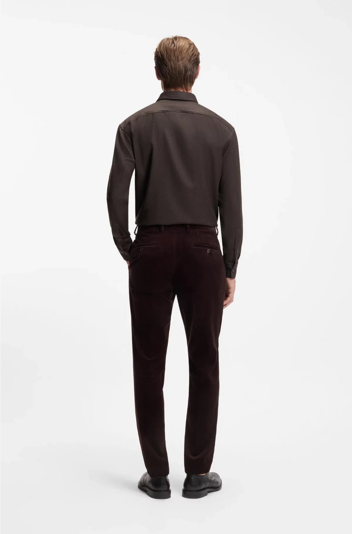 RELAXED-FIT SHIRT IN VIRGIN WOOL