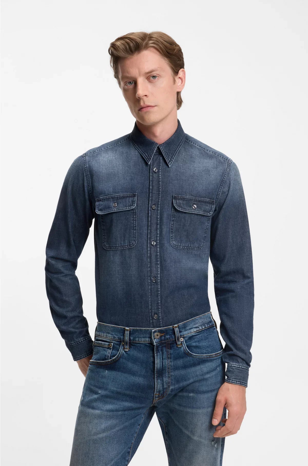 SHIRT IN BLUE DENIM