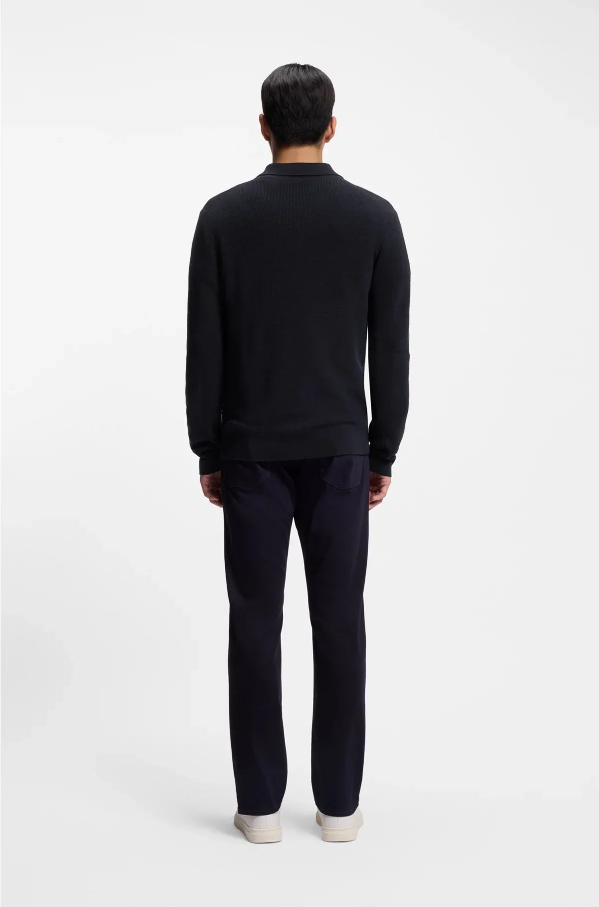 VIRGIN-WOOL SWEATER WITH ZIP COLLAR