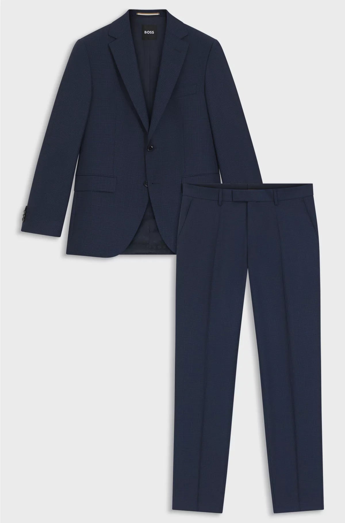 TWO-PIECE REGULAR-FIT SUIT IN VIRGIN WOOL