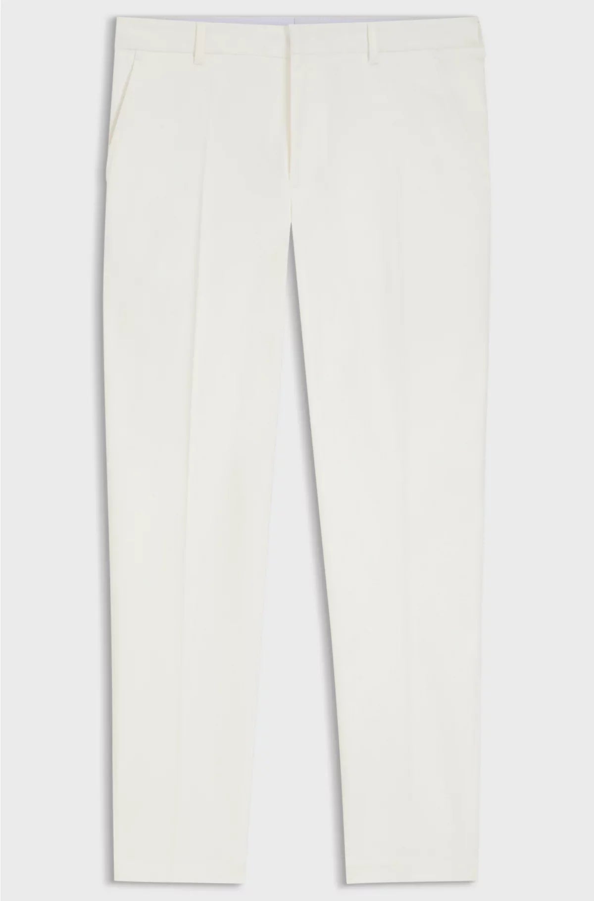 PANTALONI AFFUSOLATI IN COTONE ELASTICIZZATO MERCERIZZATO
