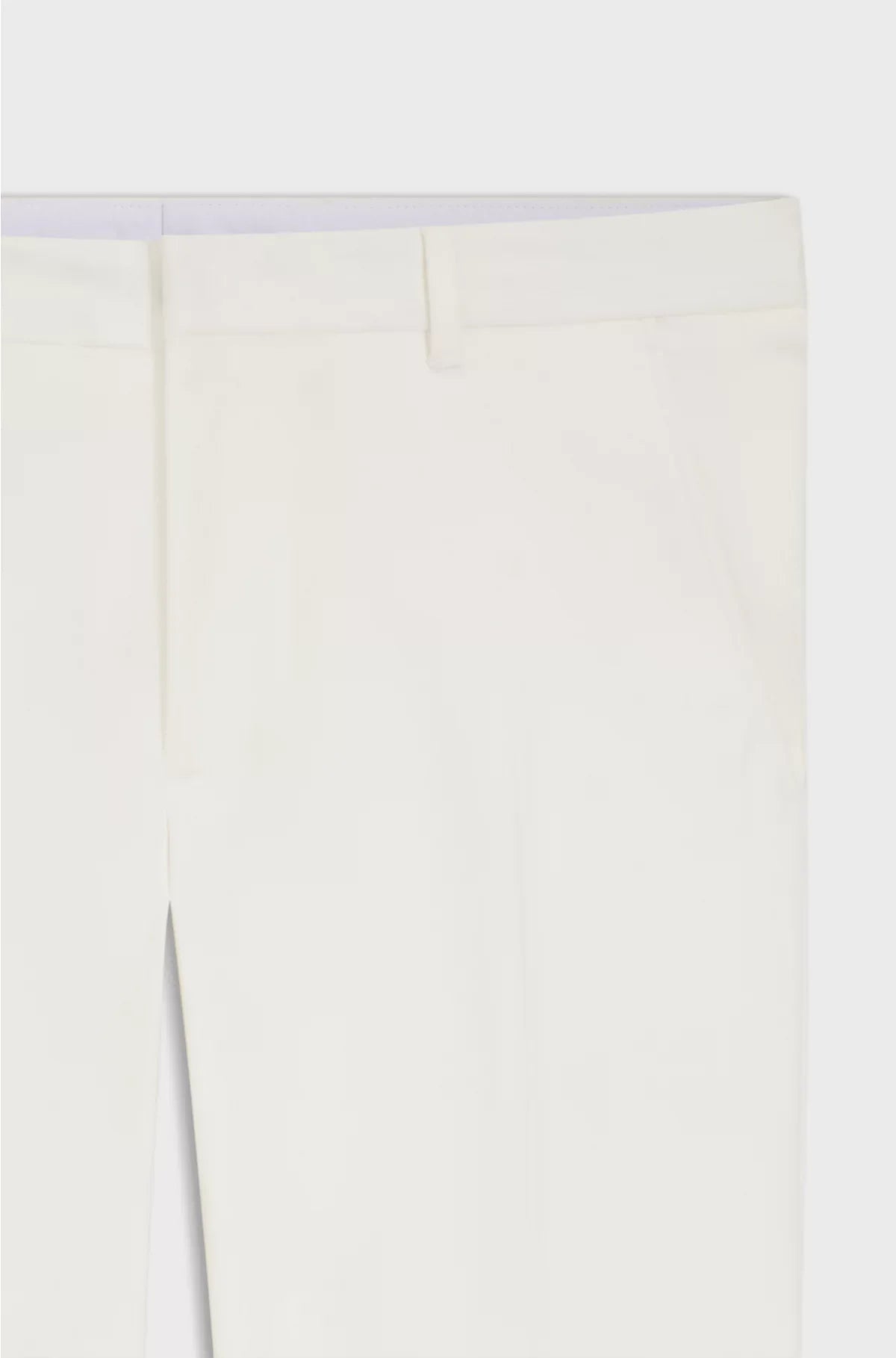 PANTALONI AFFUSOLATI IN COTONE ELASTICIZZATO MERCERIZZATO