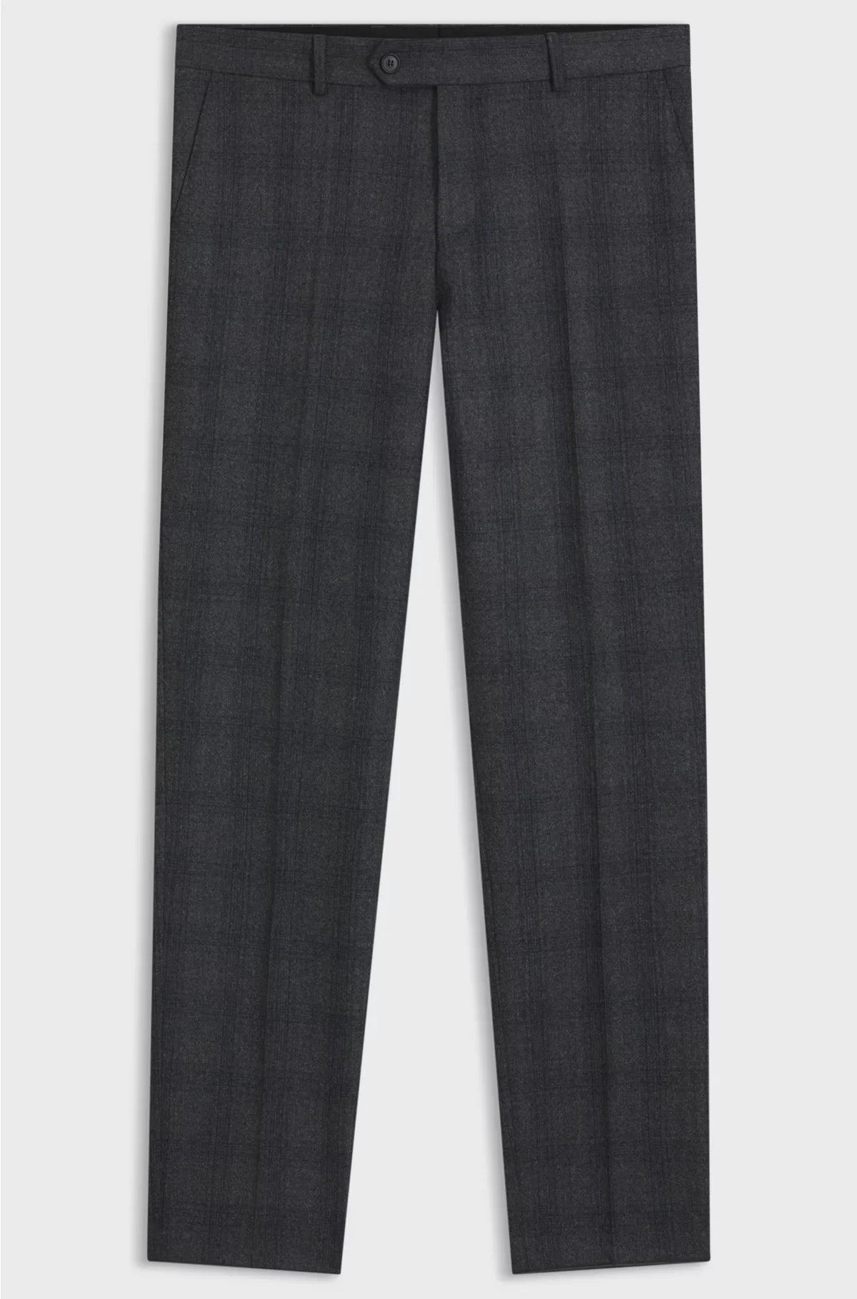 SLIM-FIT TROUSERS IN CHECKED VIRGIN WOOL