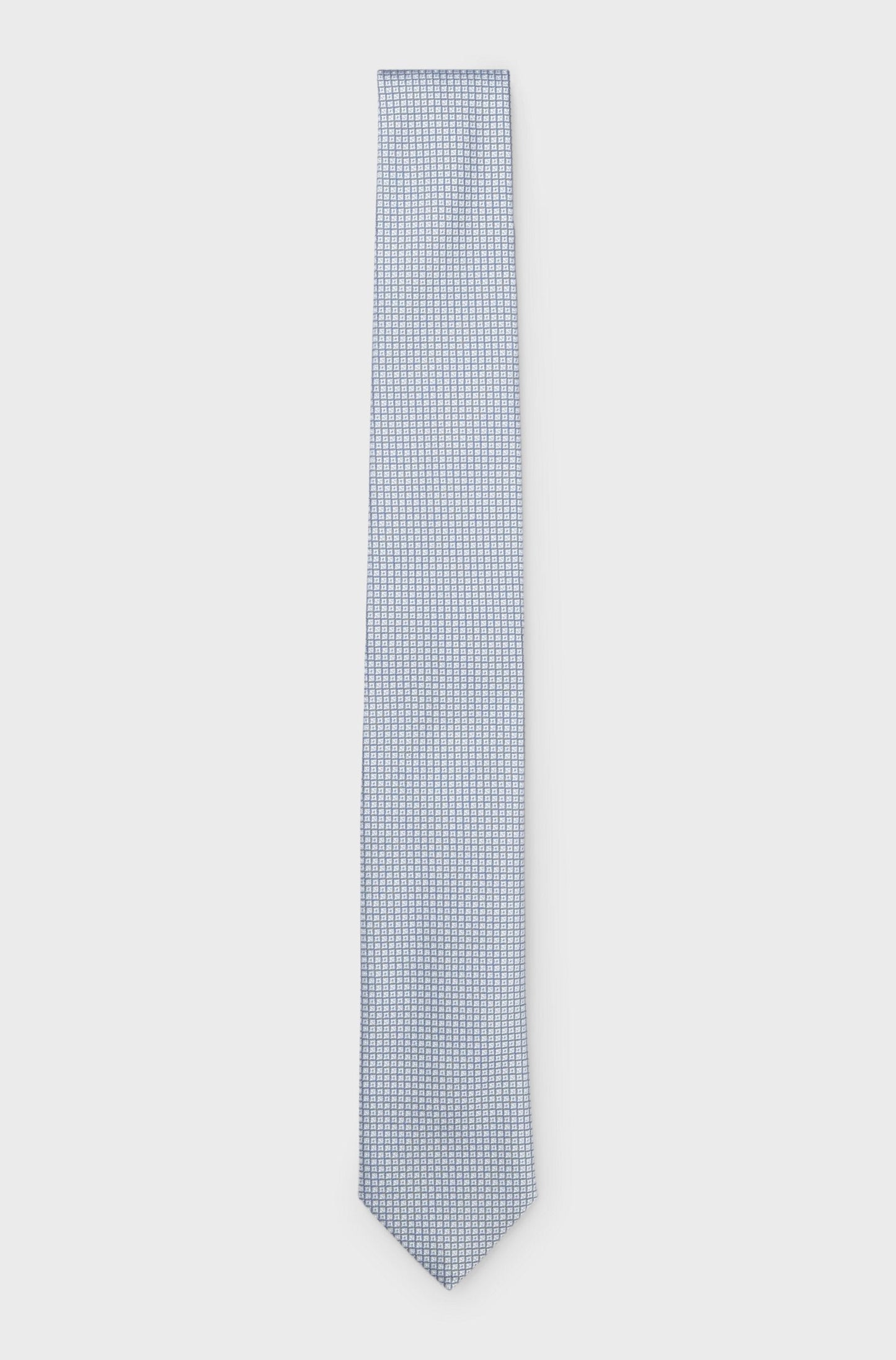 SILK-BLEND TIE WITH JACQUARD PATTERN