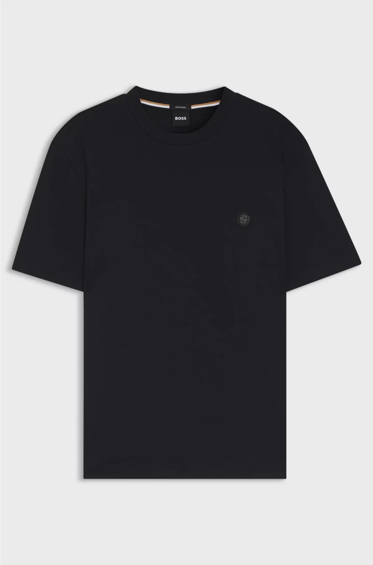 T-SHIRT IN COTONE MERCERIZZATO CON MONOGRAMMA DOPPIA B