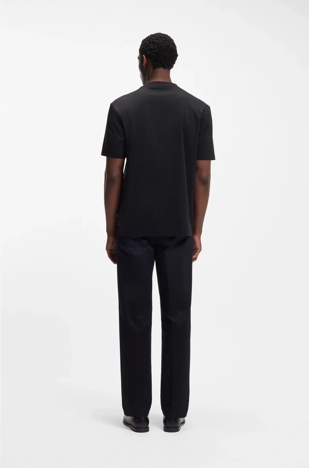 T-SHIRT IN COTONE MERCERIZZATO CON MONOGRAMMA DOPPIA B