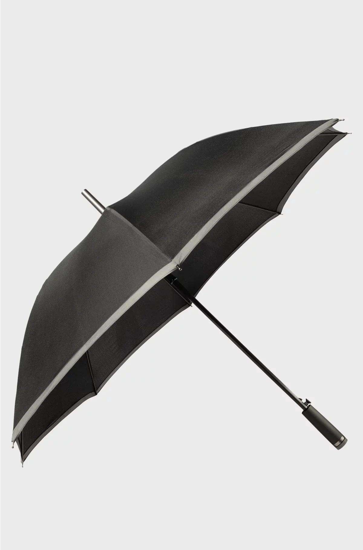 UMBRELLA WITH CONTRAST CANOPY EDGE
