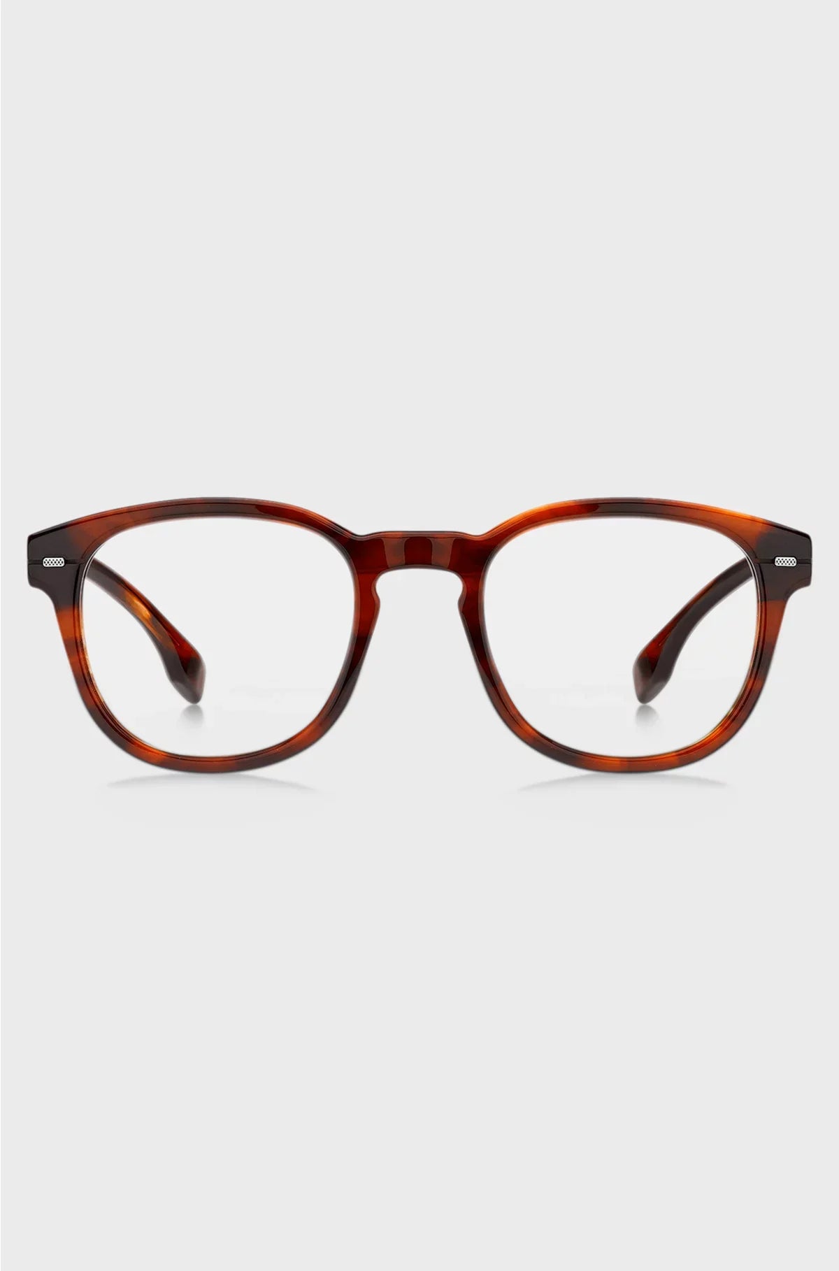 HAVANA-ACETATE OPTICAL FRAMES WITH METAL RIVETS