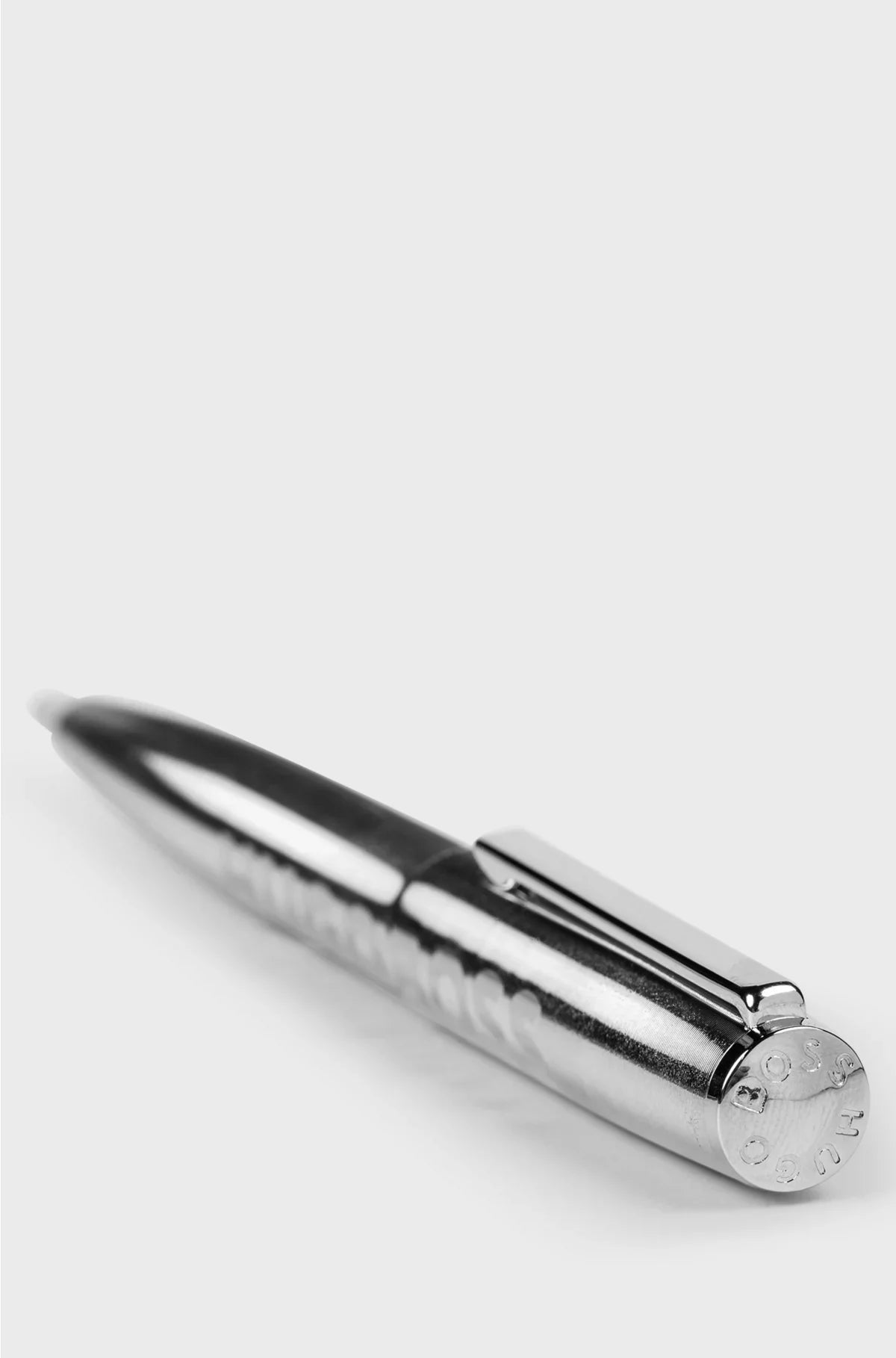 CHROME BALLPOINT PEN WITH TONAL LOGO