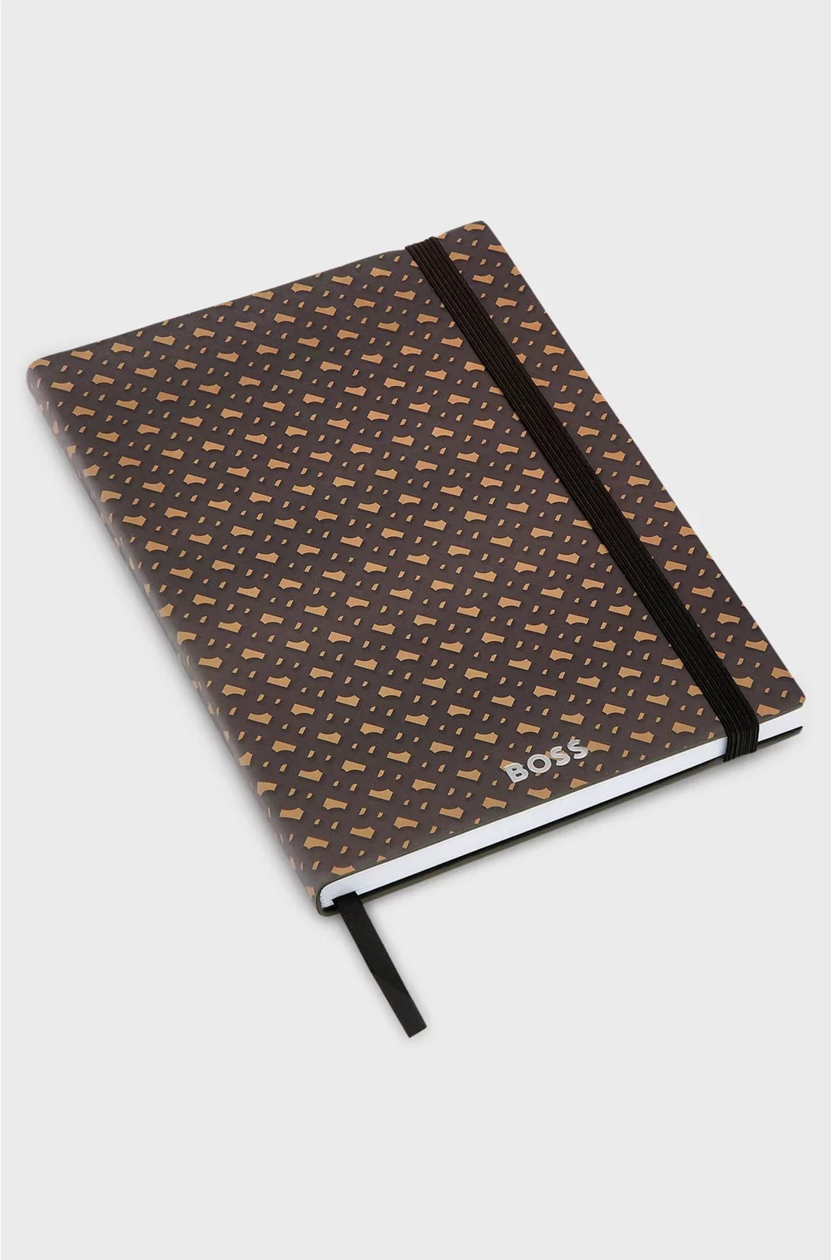 SET TACCUINO E PENNA A SFERA A5 CON MOTIVO MONOGRAM