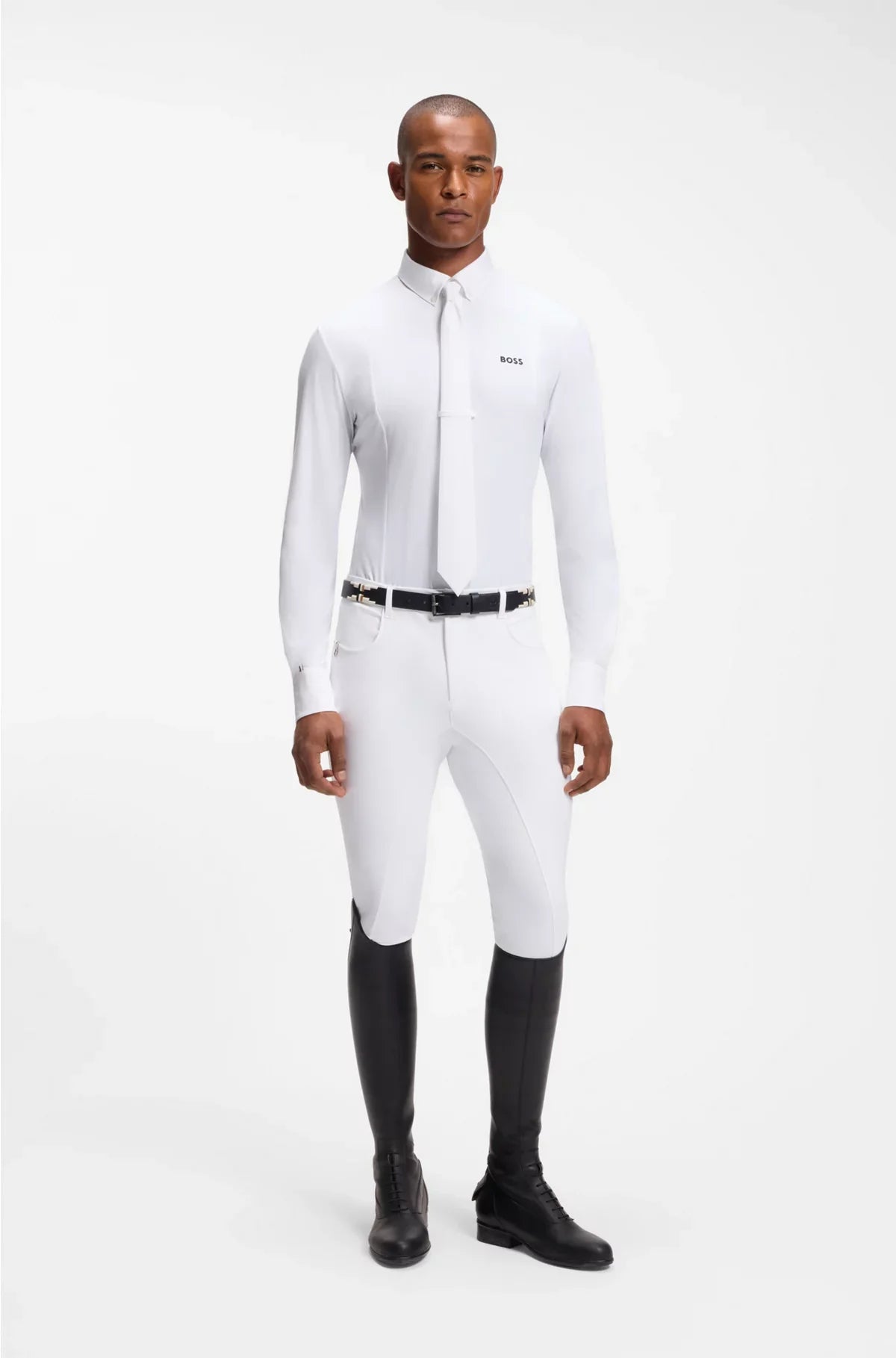 PANTALONI DA EQUITAZIONE CON GRIP COMPLETO IN TESSUTO POWER-SPORT