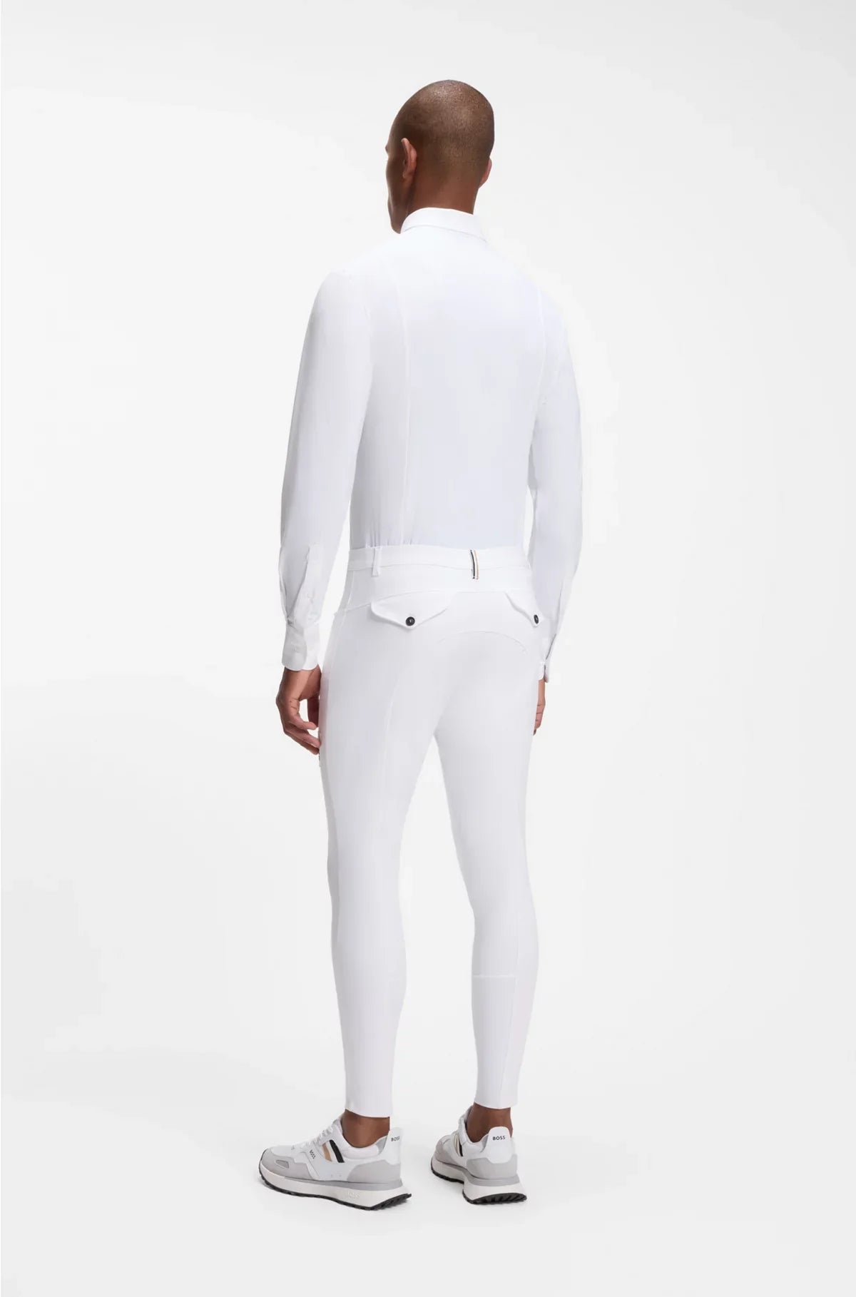 PANTALONI DA EQUITAZIONE CON GRIP COMPLETO IN TESSUTO POWER-SPORT