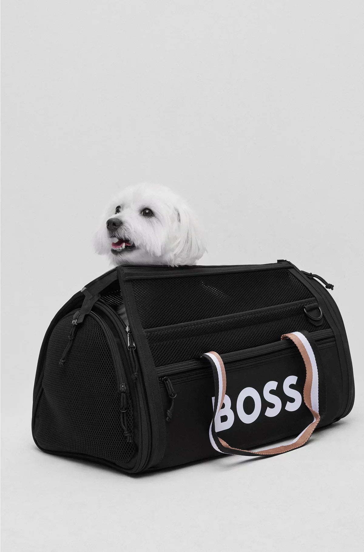BORSA DA VIAGGIO PER CANI CON TAPPETINO TRAPUNTATO