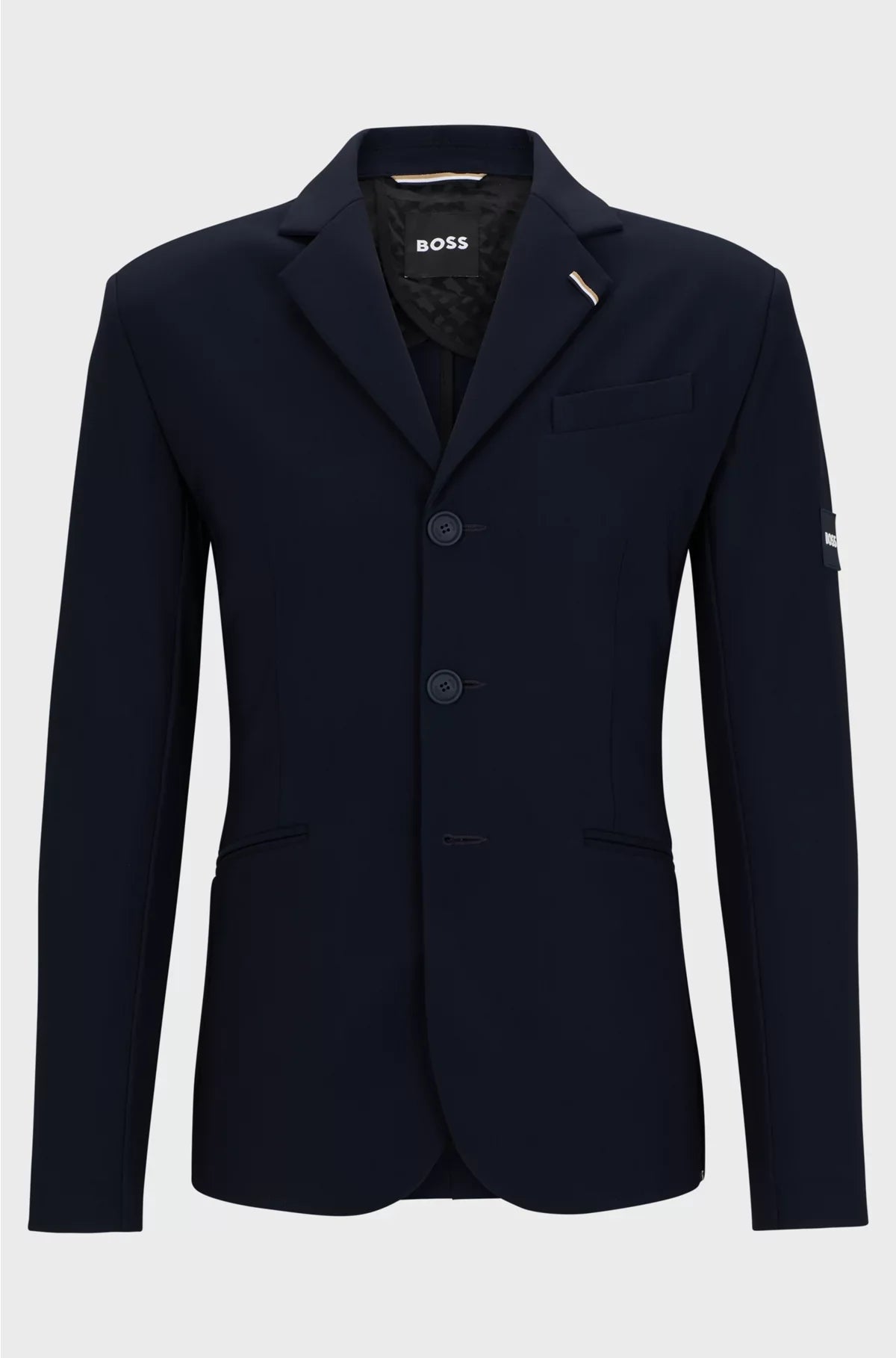 GIACCA DA CONCORSO EQQUESTRE CON PATCH LOGO E FASCIA DISTINTIVA