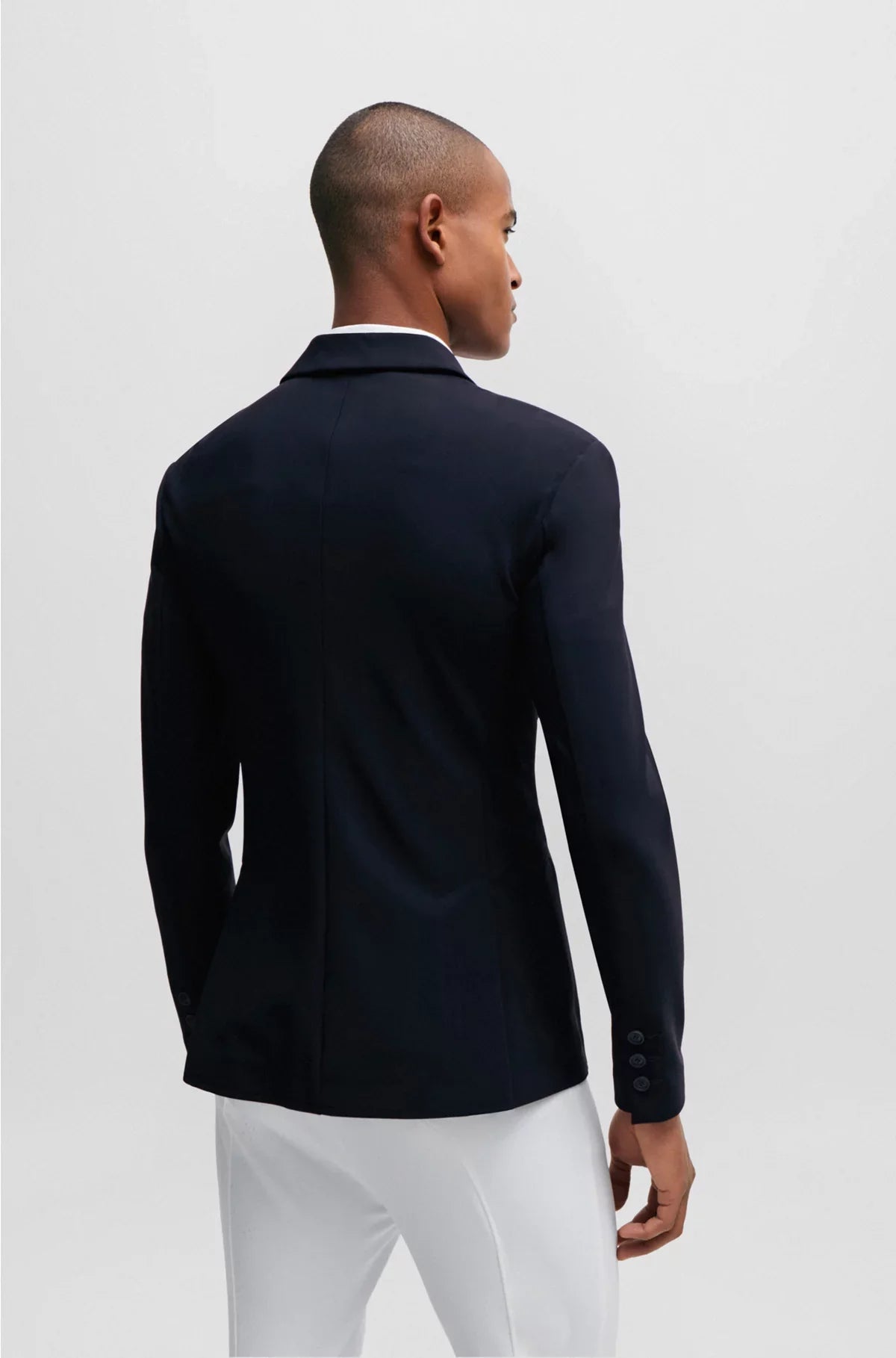 GIACCA DA CONCORSO EQQUESTRE CON PATCH LOGO E FASCIA DISTINTIVA