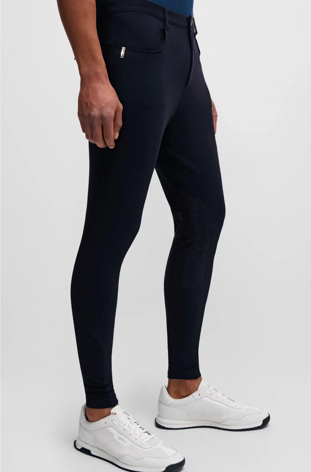 PANTALONI DA EQUITAZIONE CON GRIP AL GINOCCHIO