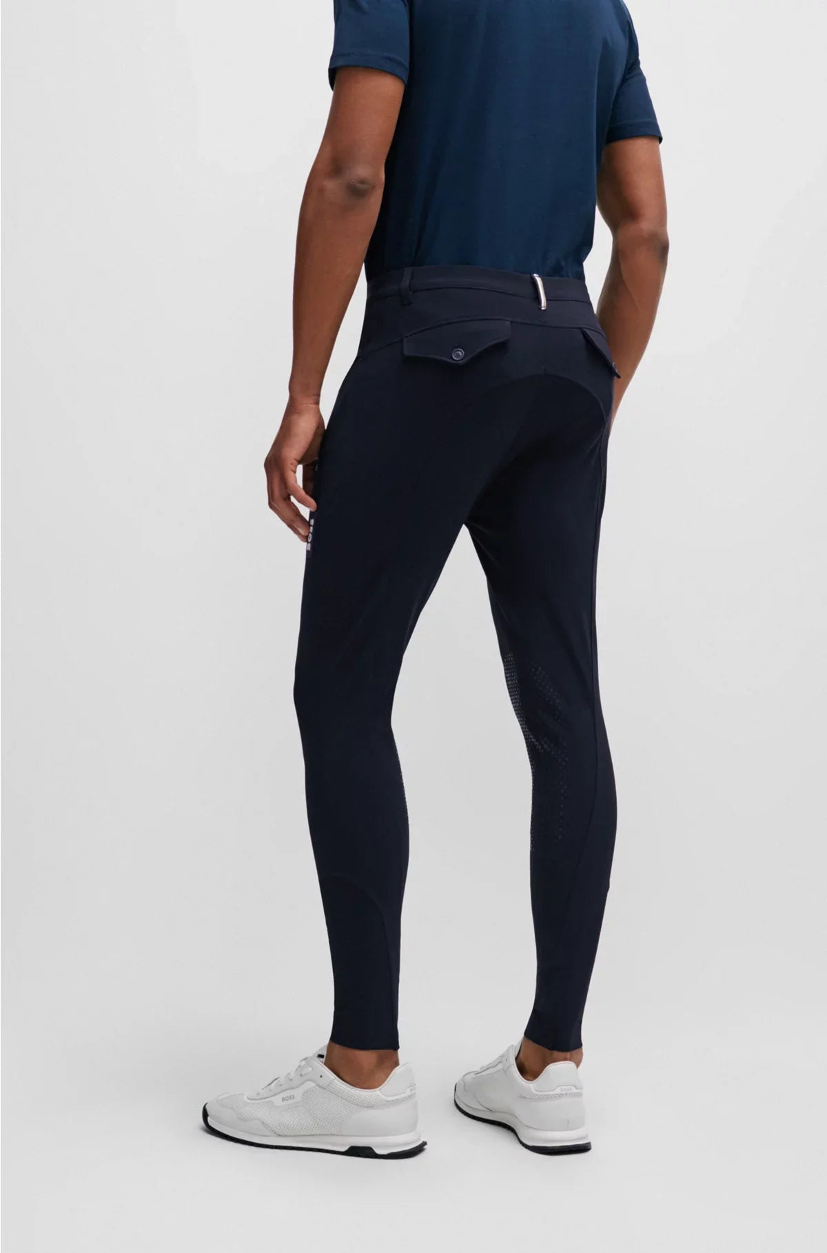 PANTALONI DA EQUITAZIONE CON GRIP AL GINOCCHIO