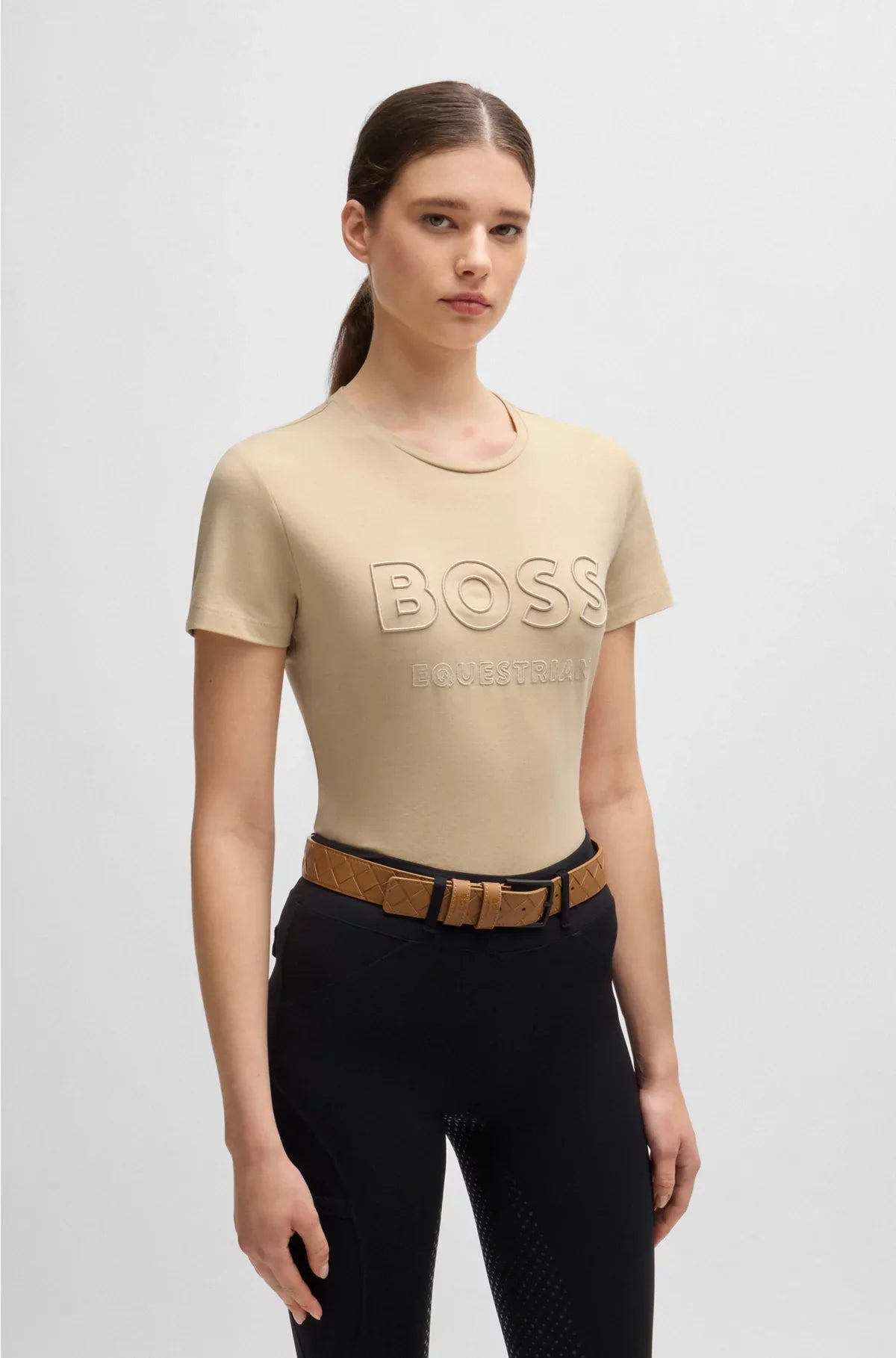 EQUESTRIAN BELT IN BRAIDED LEATHER