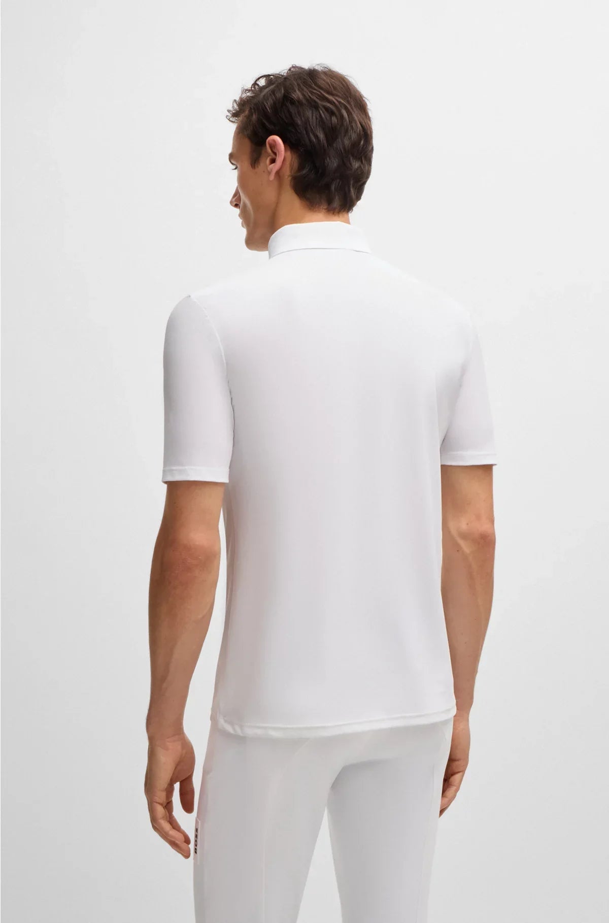 EQUESTRIAN SHOW SHIRT IN STRETCH PIQUE