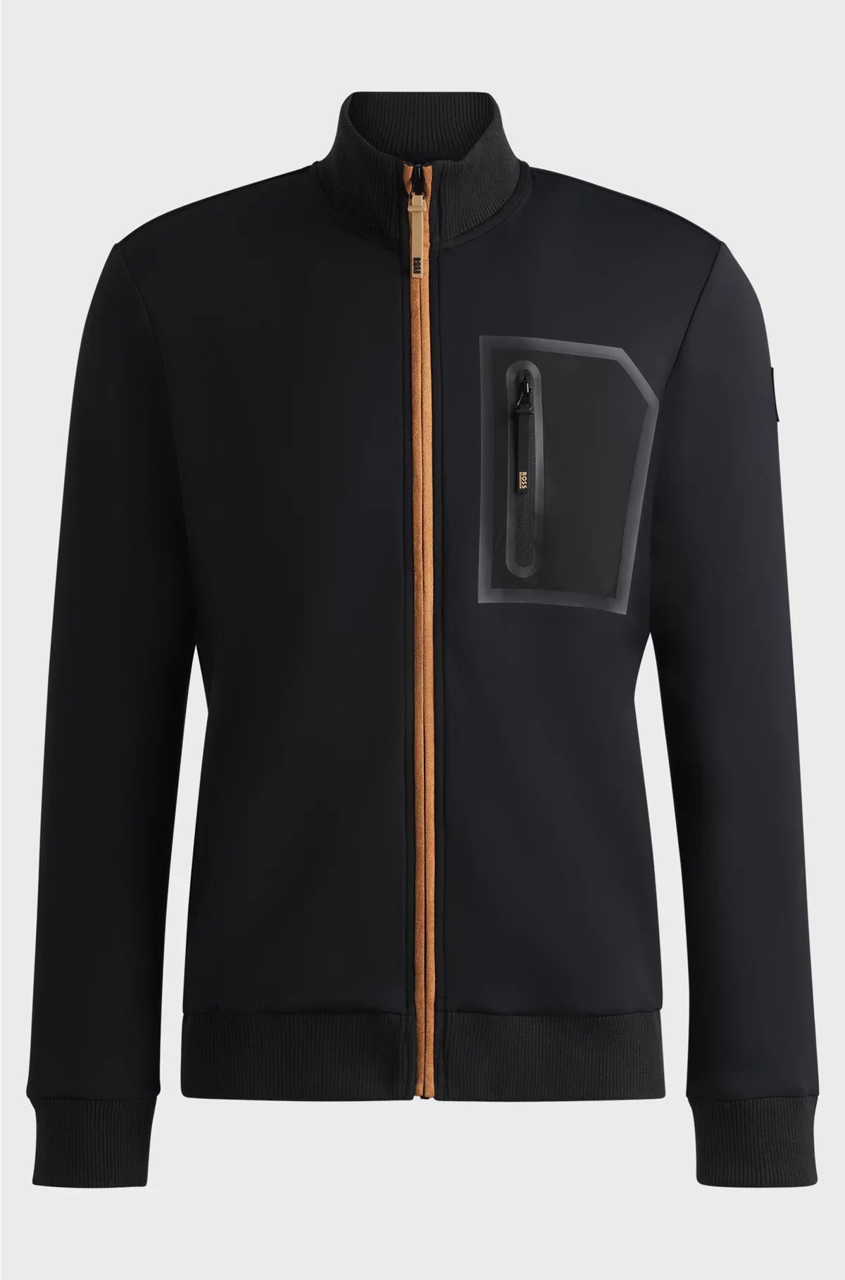 EQUESTRIAN CARDIGAN WITH ZIPPED CHEST POCKET
