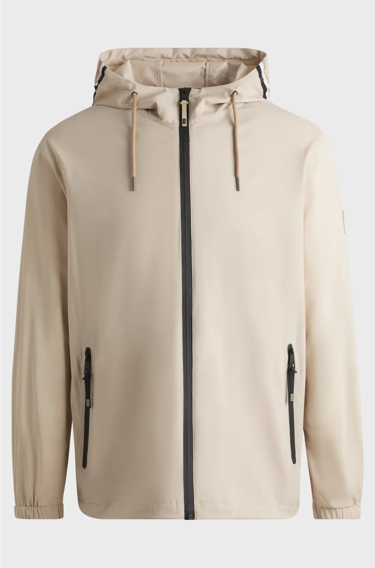 EQUESTRIAN WATERPROOF JACKET WITH SIGNATURE STRIPE