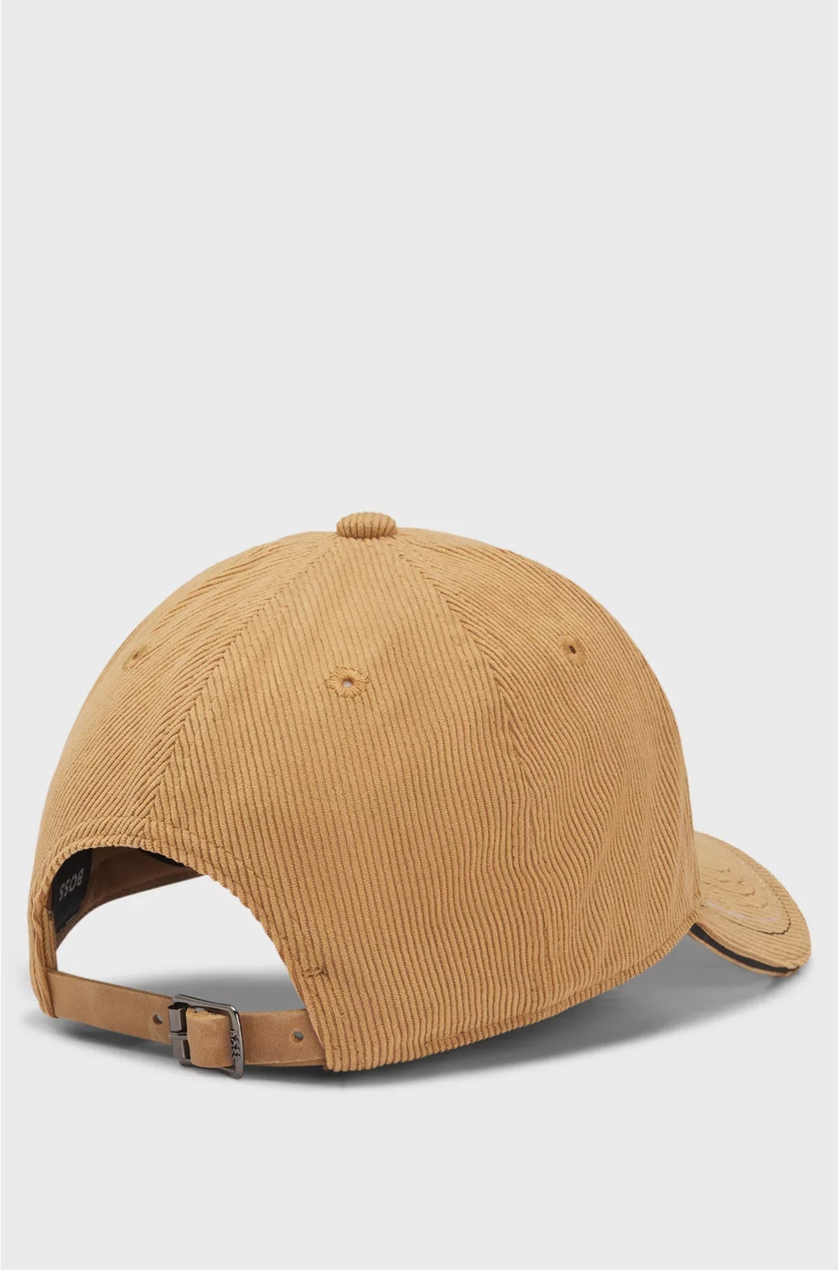 EQUESTRIAN LOGO-EMBROIDERED CAP IN COTTON CORDUROY