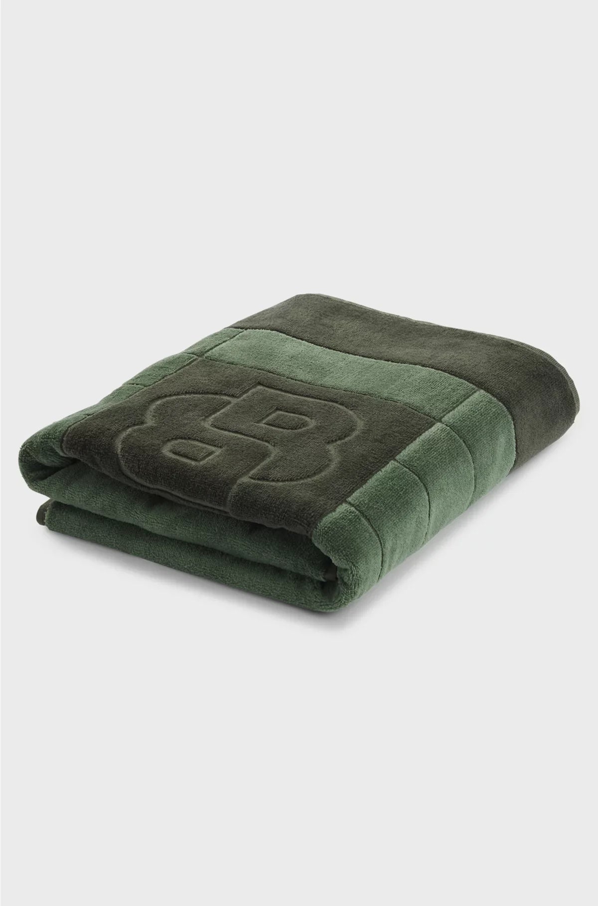 COTTON BATH SHEET WITH DOUBLE B MONOGRAM