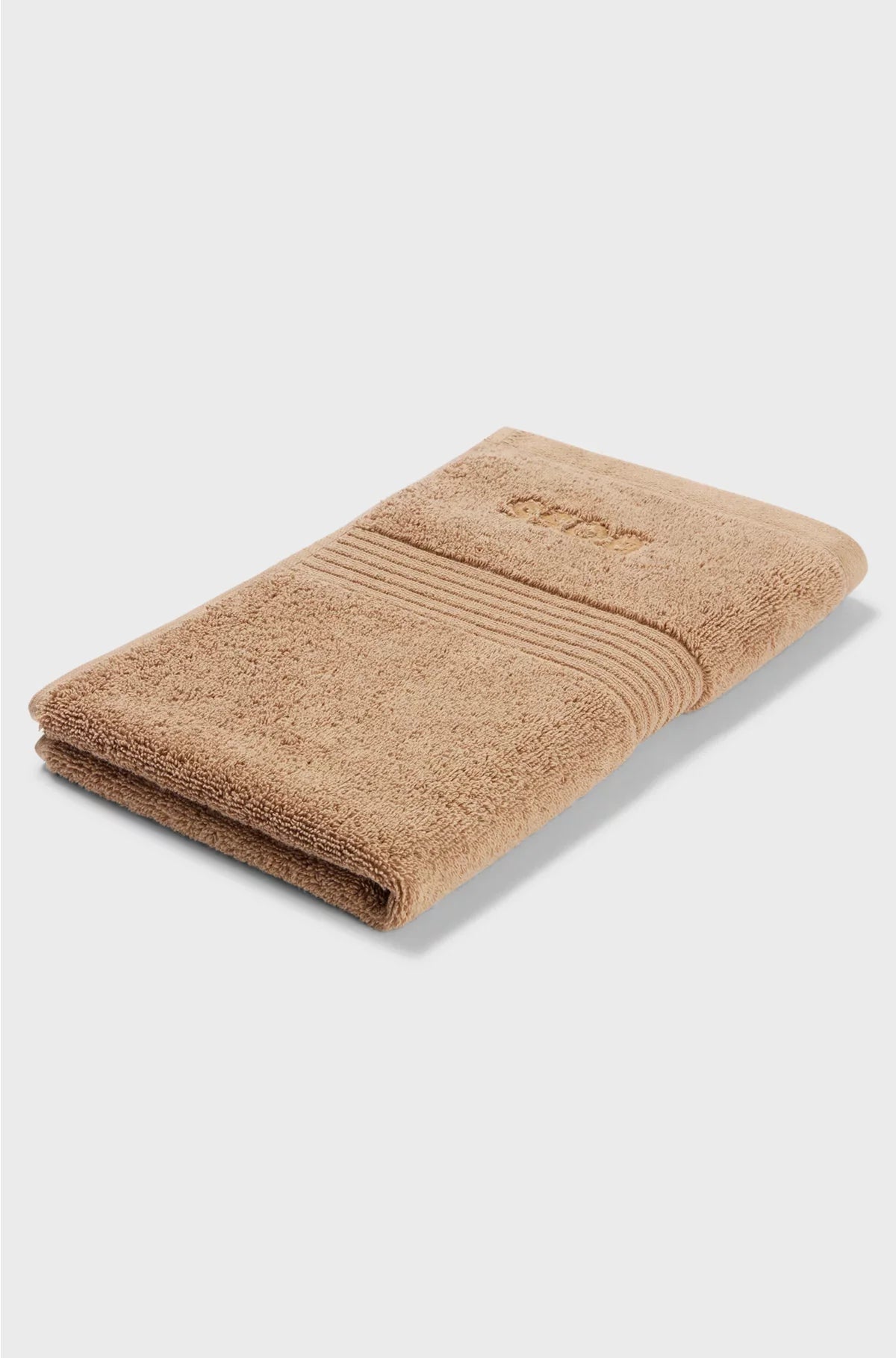 ASCIUGAMANO OSPITE AEGEAN-COTTON CON LOGO TONALE