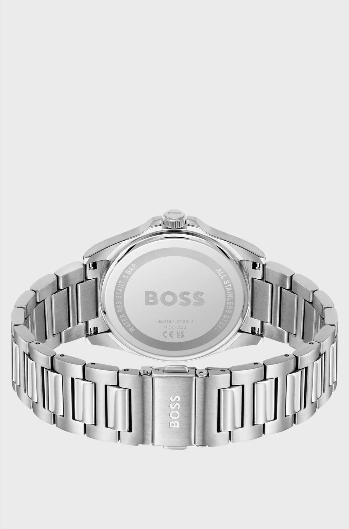 OROLOGIO IN ACCIAIO INOSSIDABILE SATINATO E LUCIDATO CON QUADRANTE A SCANALATURE