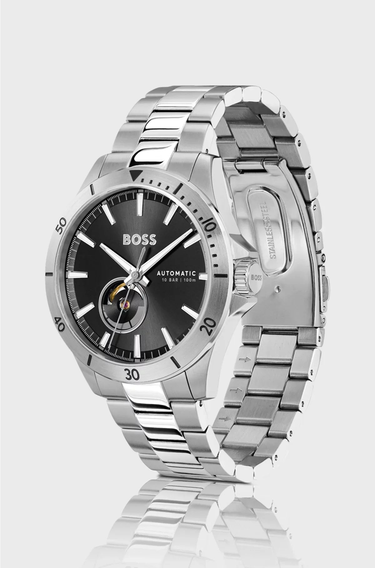 OROLOGIO IN ACCIAIO INOSSIDABILE CON MOVIMENTO AUTOMATICO GIAPPONESE
