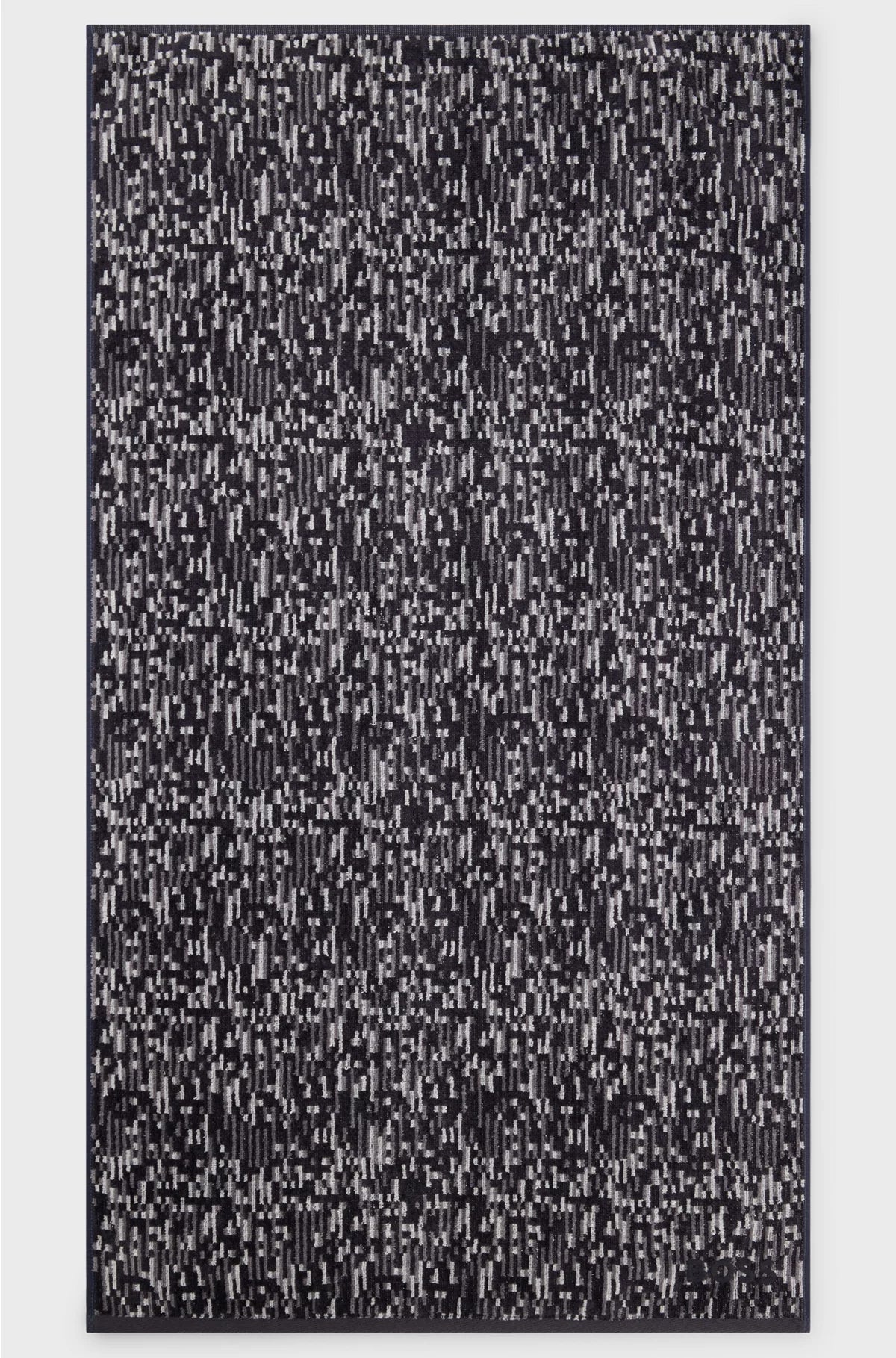 JACQUARD HAND TOWEL WITH SATEEN BORDER BY BOSS