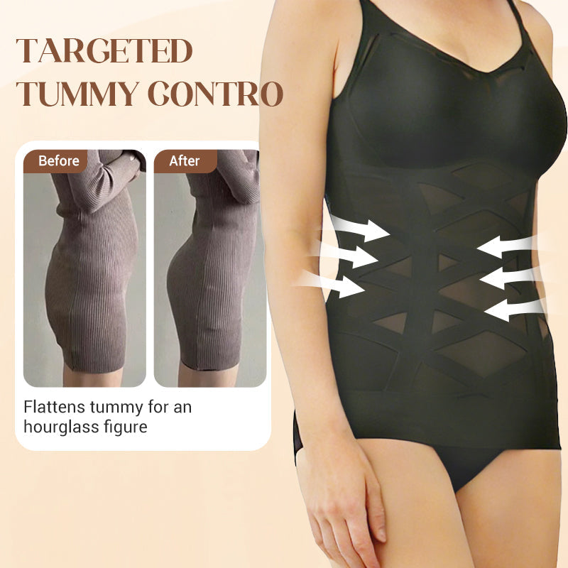🔥Novità✨Canotta modellante seamless da donna con reggiseno integrato