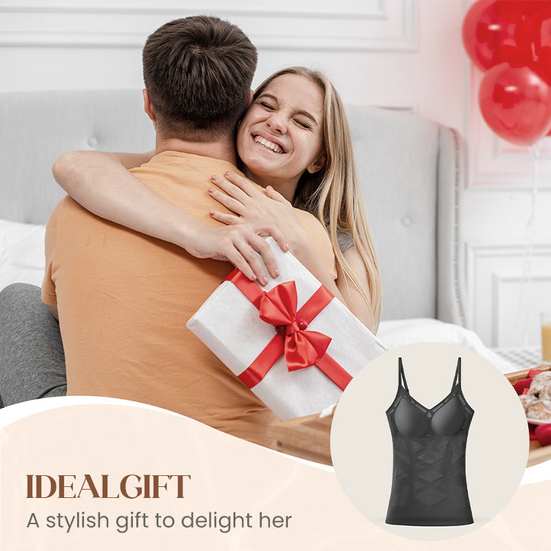 🔥Novità✨Canotta modellante seamless da donna con reggiseno integrato