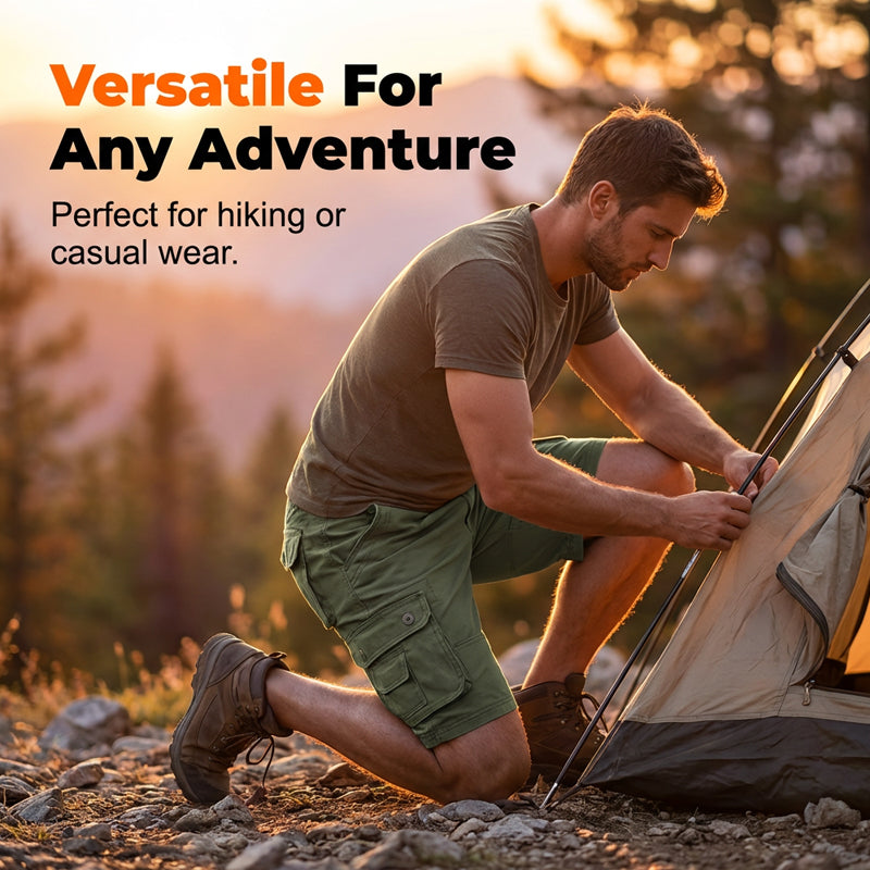 Pantaloncini Cargo Casual da Uomo per Esterno