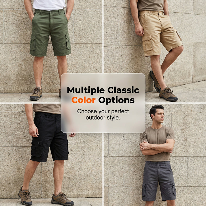 Pantaloncini Cargo Casual da Uomo per Esterno