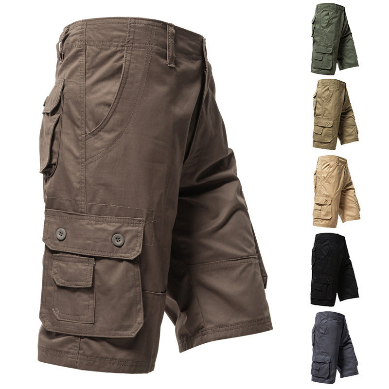 Pantaloncini Cargo Casual da Uomo per Esterno