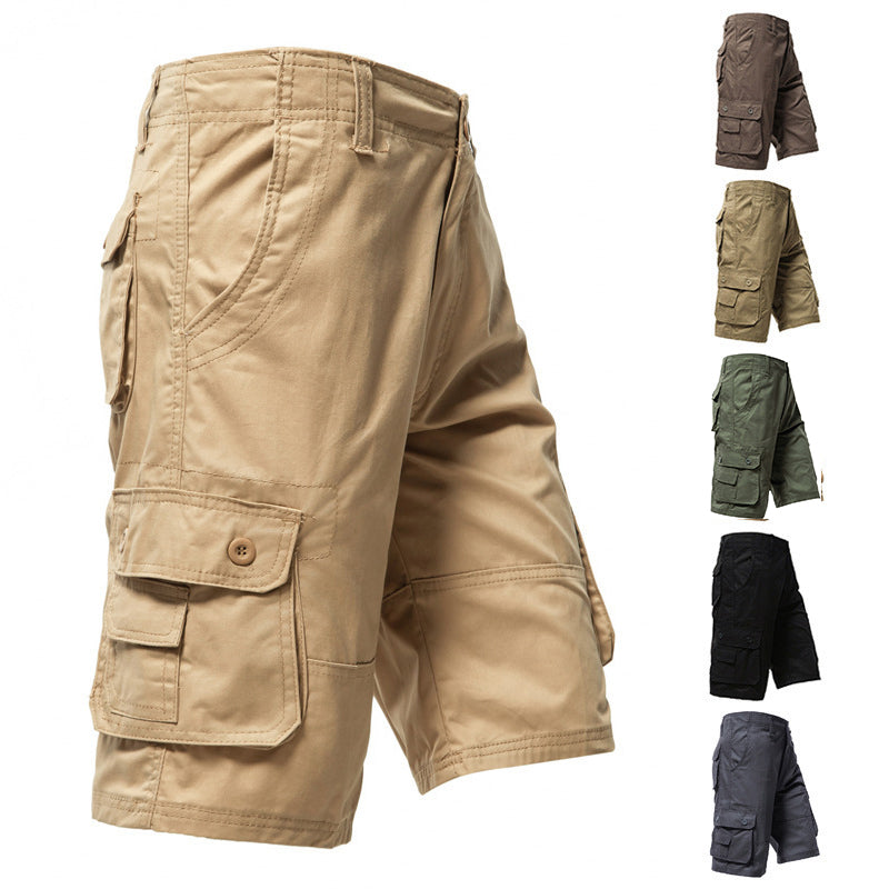 Pantaloncini Cargo Casual da Uomo per Esterno