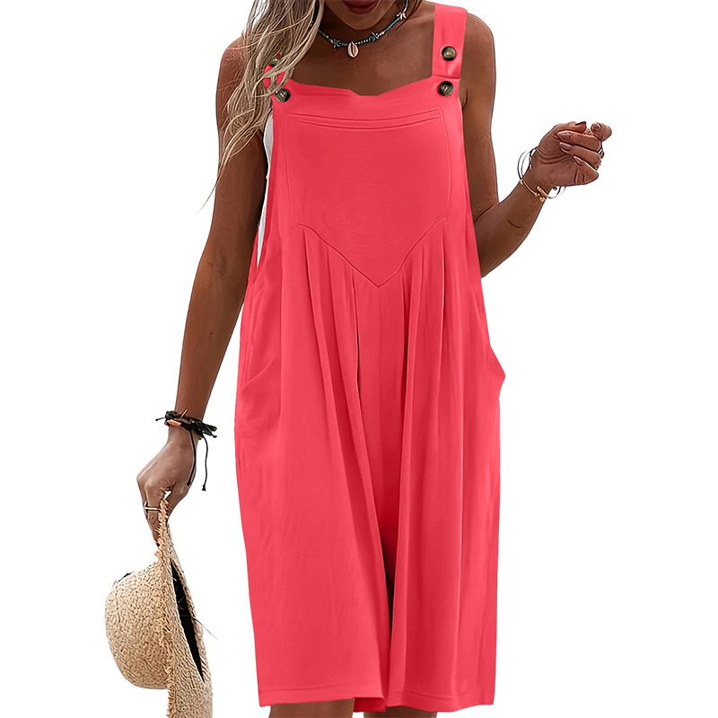 🌸 LIMITED TIME 50% OFF! ✨Sleeveless Wide-Leg Jumpsuit For Summer Breezes